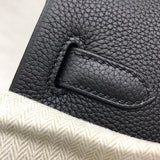 Close-up detail of refined bag design