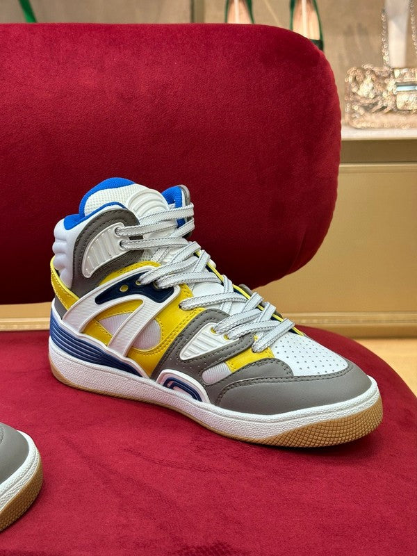 Gucci fresh white-and-black luxury sneakers view 8 sleek tonal finish