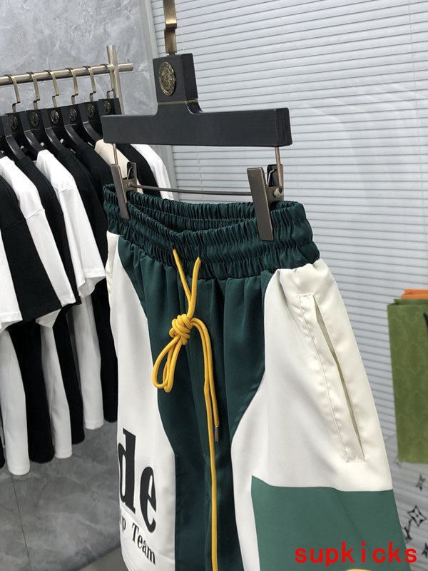 Full styled look of Rhude luxury clothing with streetwear-inspired cut