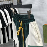 Full styled look of Rhude luxury clothing with streetwear-inspired cut