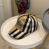 Front view of Burberry unisex cap