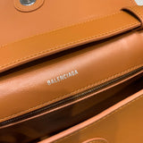 Effortless Faux Leather Handbag - Statement Silhouette | Women's Fashion Handbag #524 - alternate angle view (image 8) of designer-inspired handbag