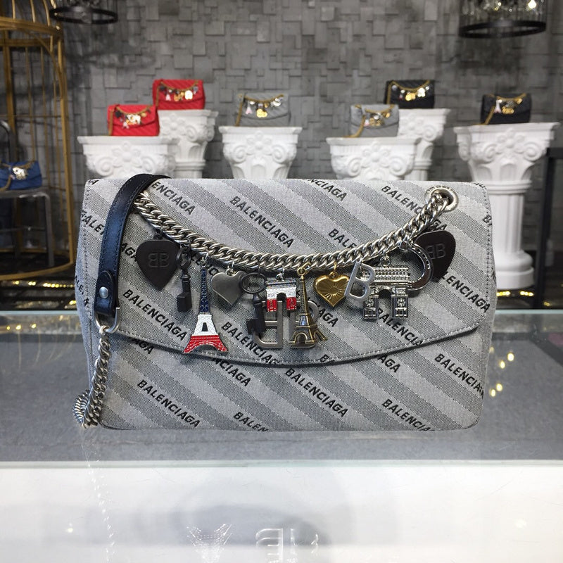 Timeless Vegan Leather Handbag - Statement Silhouette | Women's Everyday Carry Handbag #837 - side angle view (image 2) of designer-inspired handbag
