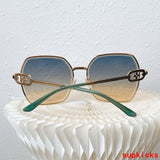 Side view of Louis Vuitton unisex sunglasses
