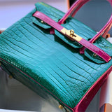 Side view of everyday-ready structured handbag