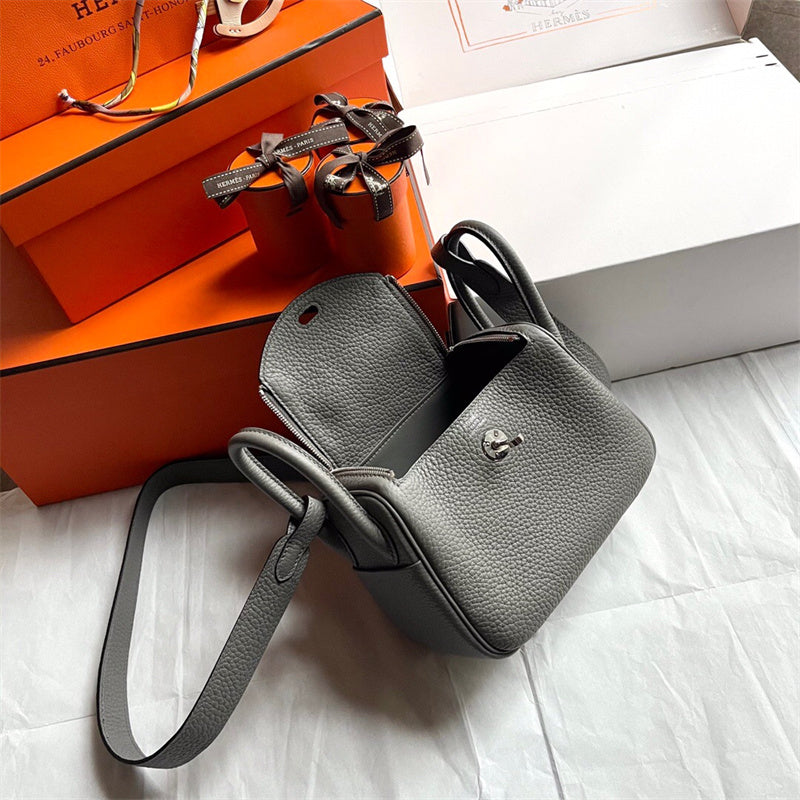  Sleek everyday bag carried on shoulder