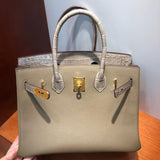 Close-up detail of modernist bag design