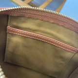 Handle and strap detail of sleek refined women's handbag – women's designer-style accessory