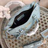 Interior view of chic everyday-luxe women's handbag – women's statement bag