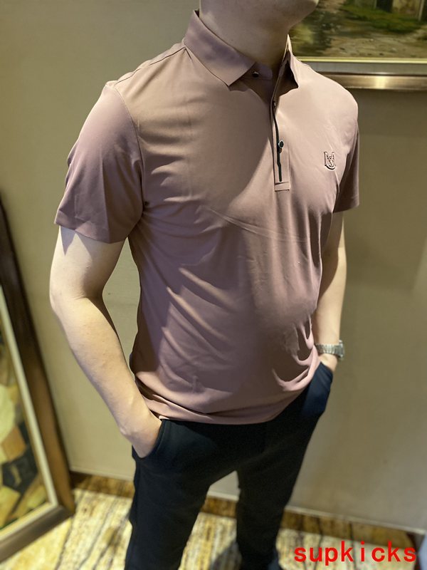 Side profile of Moncler luxury clothing with relaxed-fit cut