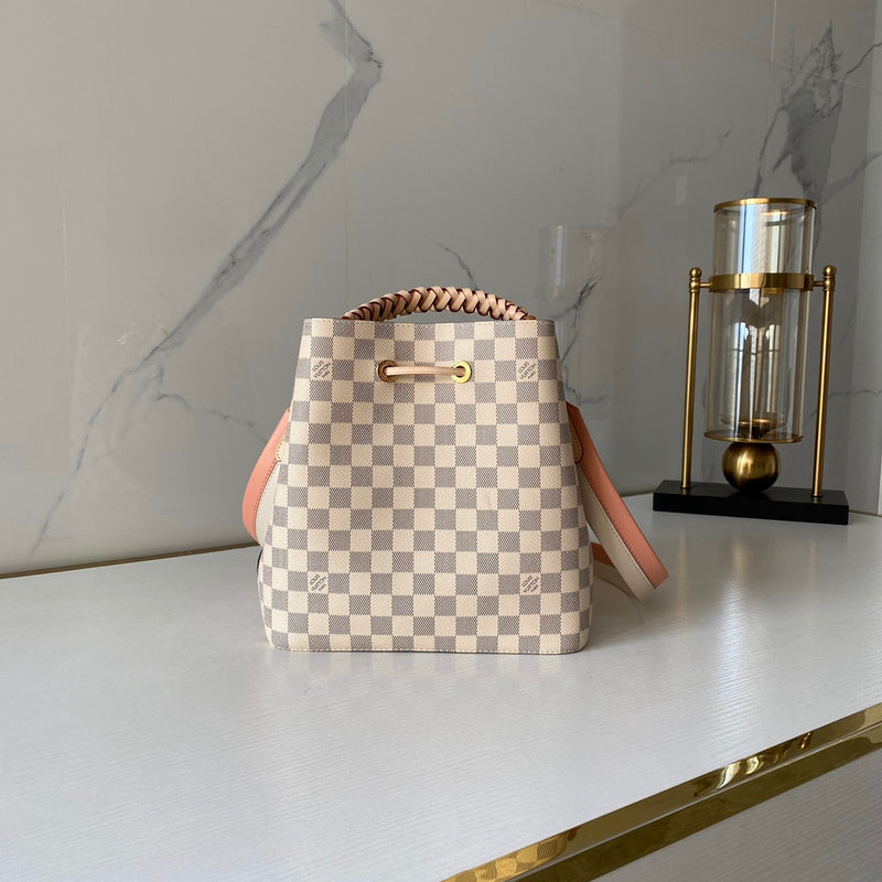 Side profile of modern chic women's handbag – women's statement bag