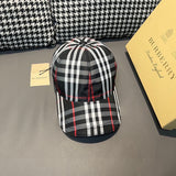 Side view of Burberry unisex cap