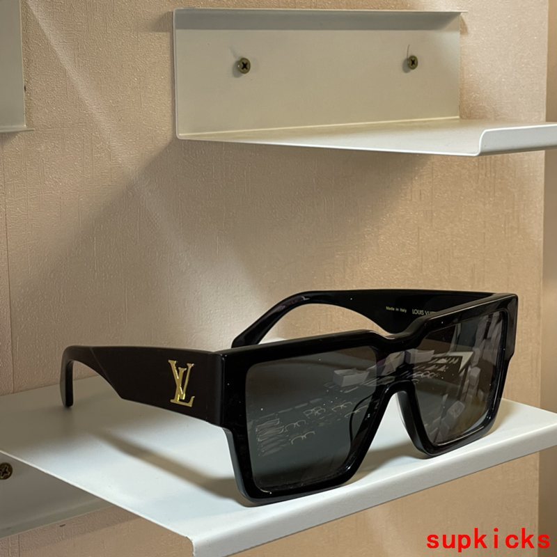 Side view of Louis Vuitton unisex sunglasses