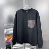 Front view of Louis Vuitton luxury clothing with runway-inspired design