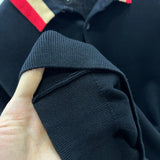 Close-up of Burberry designer clothing craftsmanship