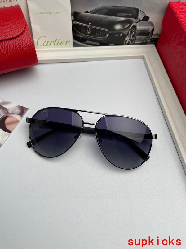 Full view of Cartier unisex sunglasses