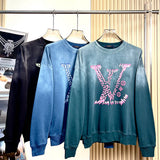 Back view of Louis Vuitton luxury clothing with everyday silhouette