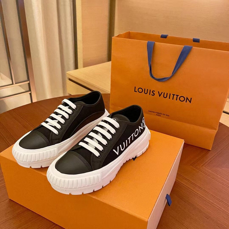 Louis Vuitton Black High-Top Sneakers - Lifestyle Styling Shot