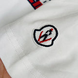 Back view of Moncler luxury clothing with contemporary cut