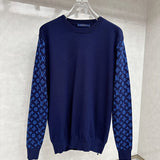 Front view of Louis Vuitton luxury clothing with contemporary cut