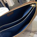 Handle and strap detail of polished modern women's handbag – women's everyday handbag