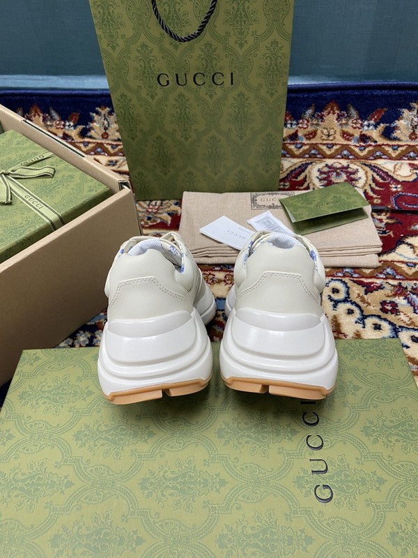 Gucci tonal black luxury sneakers view 5 classic court silhouette