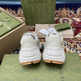 Gucci tonal black luxury sneakers view 5 classic court silhouette