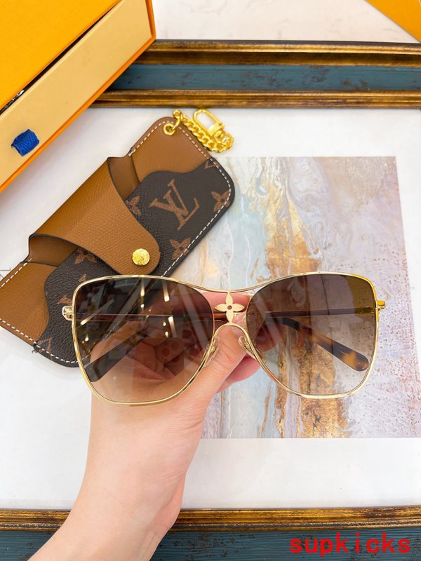 Lifestyle view of Louis Vuitton unisex sunglasses