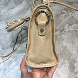 Sleek Vegan Leather Handbag - Everyday Elegance | Women's Statement Accessory #975 - hardware and detail close-up (image 5) of designer-inspired handbag