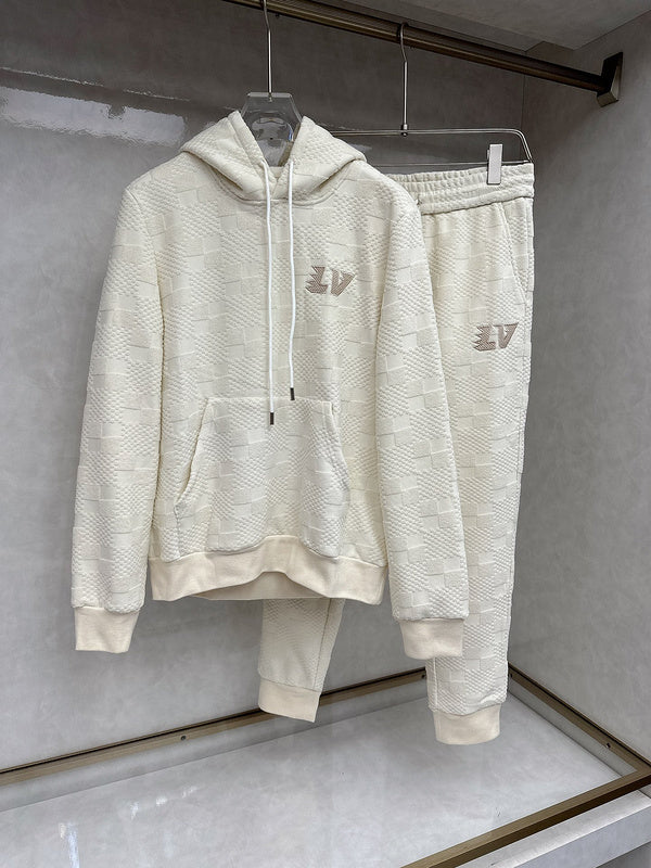 Back view of Louis Vuitton luxury clothing with streetwear-inspired cut
