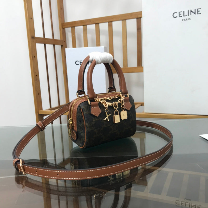 Front view of signature classic women's handbag – women's everyday handbag