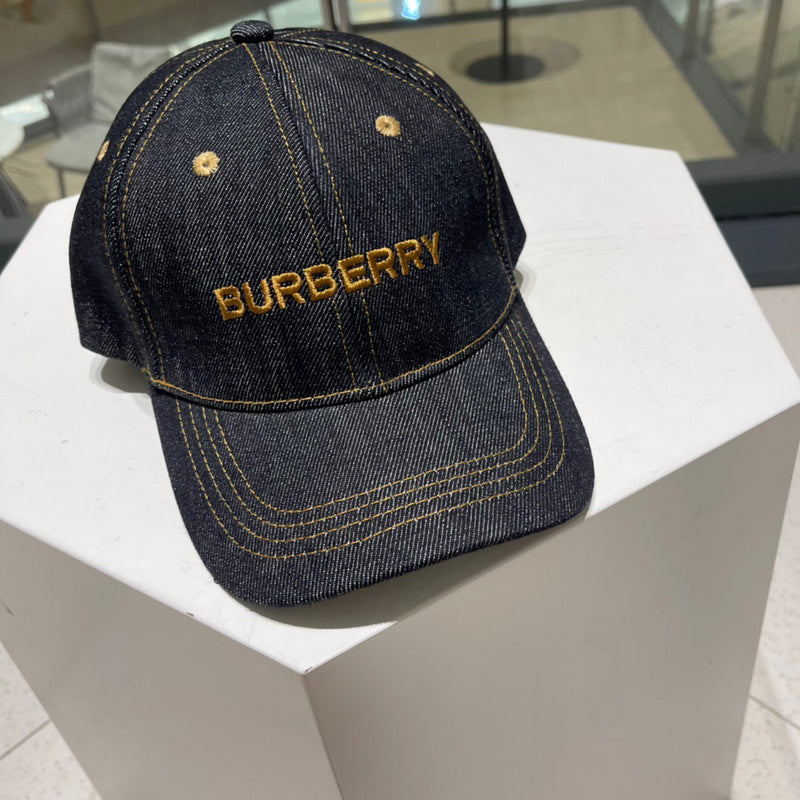 Front view of Burberry unisex cap