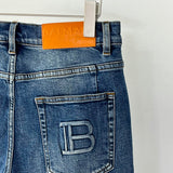 Close-up of Balmain designer clothing craftsmanship