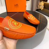 Hermès Burgundy Slip-On Sneakers - Toe Detail View