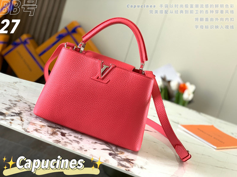 Side profile of structured chic women's handbag – women's premium purse