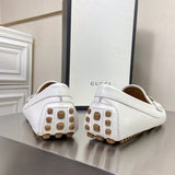 Gucci crisp white luxury sneakers view 4 cushioned comfort fit