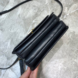 Timeless Vegan Leather Handbag - Modern Structured Build | Women's Designer-Inspired Purse #704 - interior view (image 6) of designer-inspired handbag