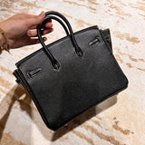 Close-up detail of classic bag design