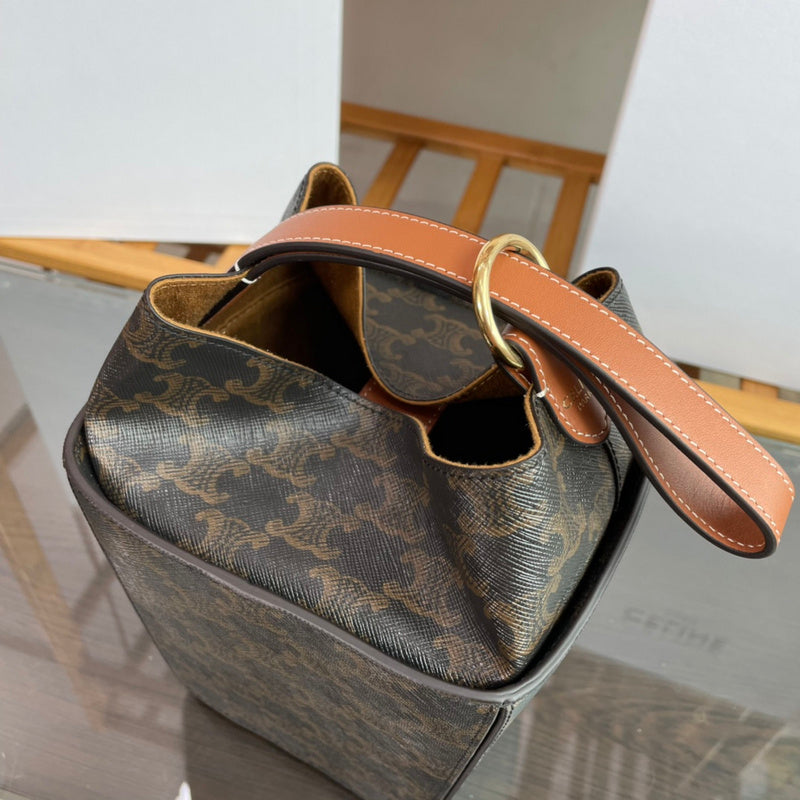 Top view of elevated signature women's handbag – women's luxury accessory