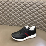 Gucci muted earth tones luxury sneakers view 6 retro runner design