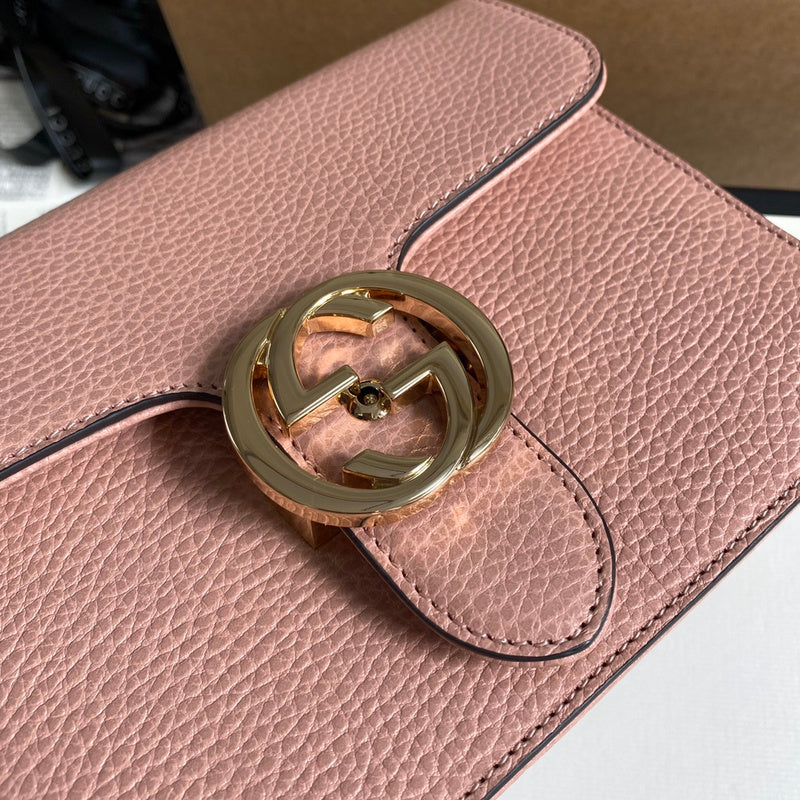 Back view of classic chic women's handbag – women's statement bag