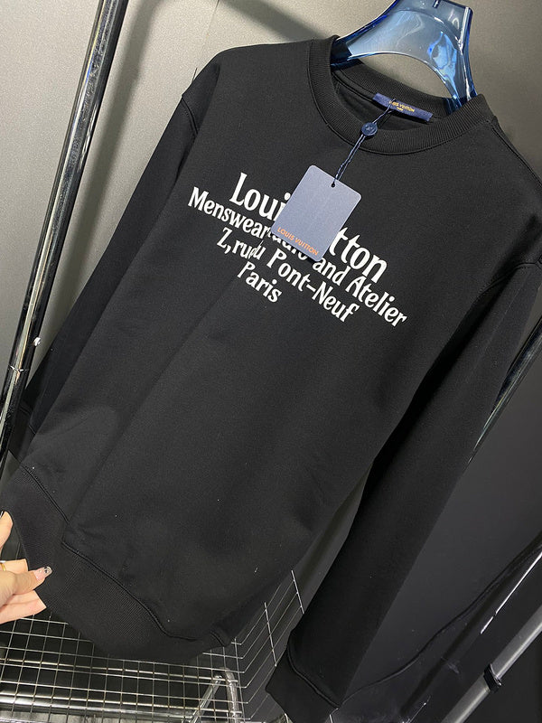 Close-up detail shot of Louis Vuitton luxury clothing with runway-inspired design