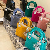 Back view of everyday-luxe structured women's handbag – women's everyday handbag