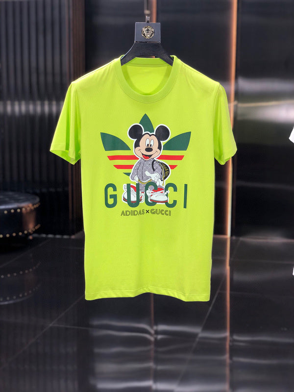 Side profile of Gucci luxury clothing with runway-inspired design