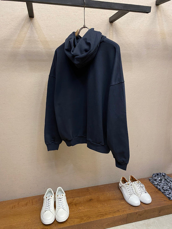 Close-up of Balenciaga designer clothing craftsmanship