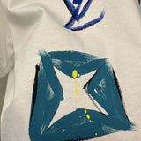 Back view of Louis Vuitton cotton t-shirt with streetwear-inspired cut
