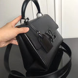 Close-up detail of polished elevated women's handbag – women's premium purse