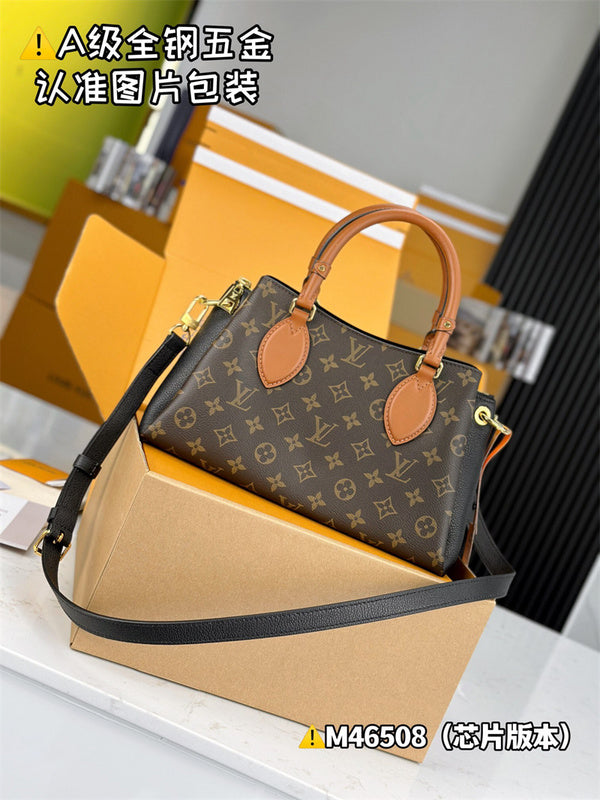  Curated top-handle bag front view