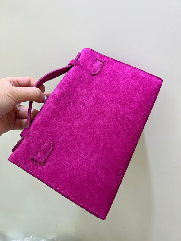 Close-up detail of considered bag design