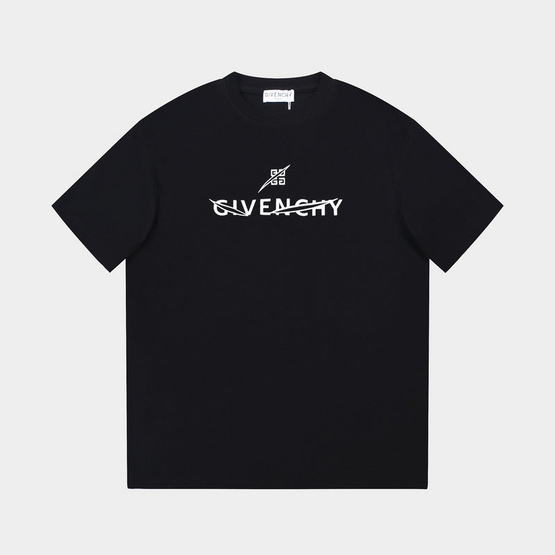 Front view of Givenchy luxury clothing with monogram-inspired silhouette